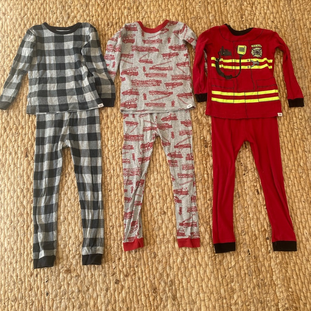 3 Pairs of Gap Organic Cotton Pajamas